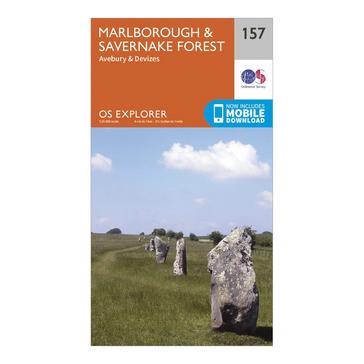 N/A Ordnance Survey Explorer 157 Marlborough & Savernake Forest Map With Digital Version