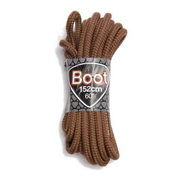 Brown IMPLUS Wax Boot Laces - 152cm