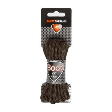 Brown IMPLUS Wax Boot Laces - 183cm