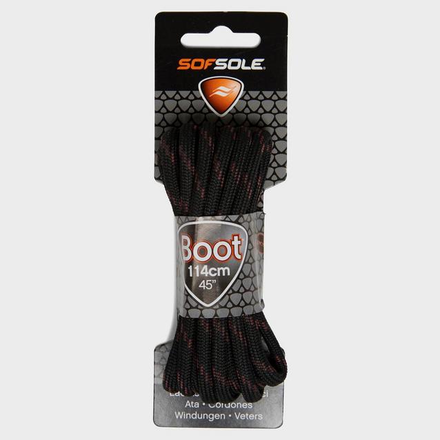 Brown Sof Sole Wax Boot Laces - 114cm image 1