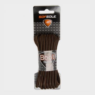 Brown Sof Sole Wax Boot Laces - 152cm
