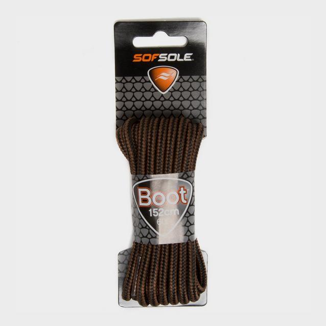 Brown IMPLUS Wax Boot Laces - 152cm image 1