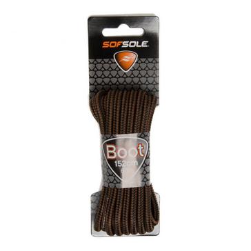Brown Sof Sole Wax Boot Laces - 152cm