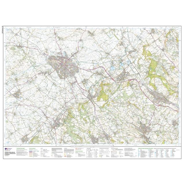 Ordnance Survey Explorer 181 Chiltern Hills North Map With Digital Version