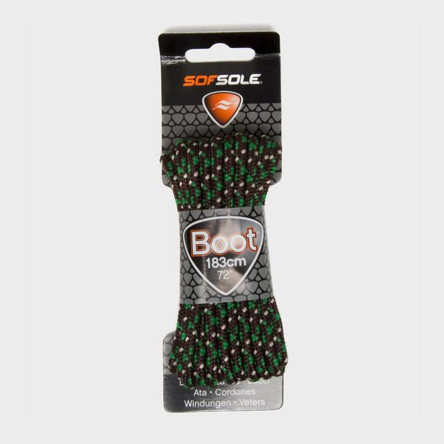 Green Sof Sole Military Boot Laces - 183cm image 1