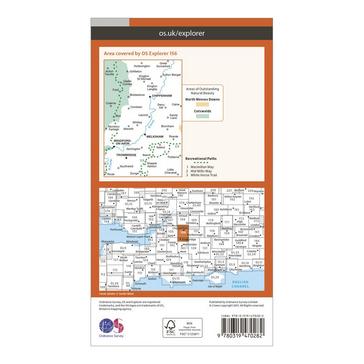 N/A Ordnance Survey Explorer Active 156 Chippenham & Bradford-on-Avon Map With Digital Version