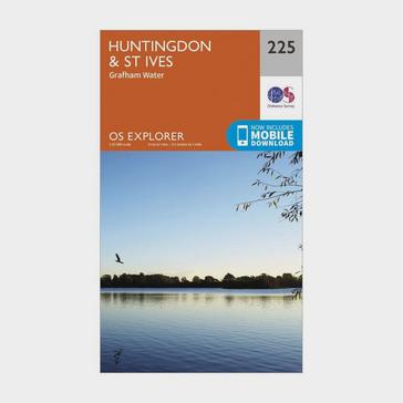 N/A Ordnance Survey Explorer 225 Huntingdon, St Ives & Grafham Water Map With Digital Version