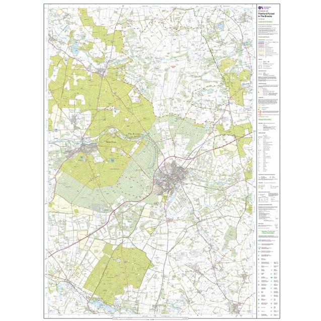229 OS Explorer Map Thetford Forest in the Brecks 