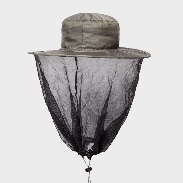 Grey Lifesystems Pop Up Mosquito Head Net Hat image 1