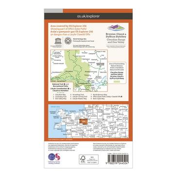 N/A Ordnance Survey Explorer 256 Wrexham & Llangollen Map With Digital Version