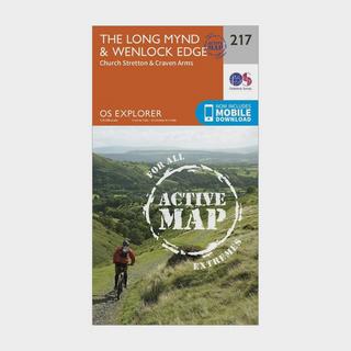 Explorer Active 217 The Long Mynd & Wenlock Edge Map With Digital Version