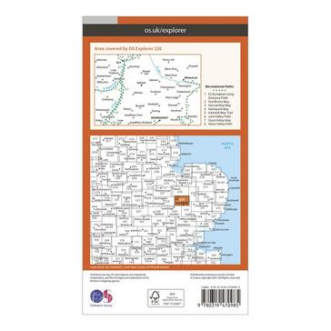 Orange Ordnance Survey Explorer Active 226 Ely & Newmarket Map With Digital Version