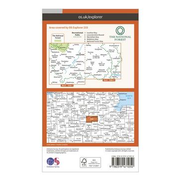 Orange Ordnance Survey Explorer Active 233 Leicester & Hinckley Map With Digital Version
