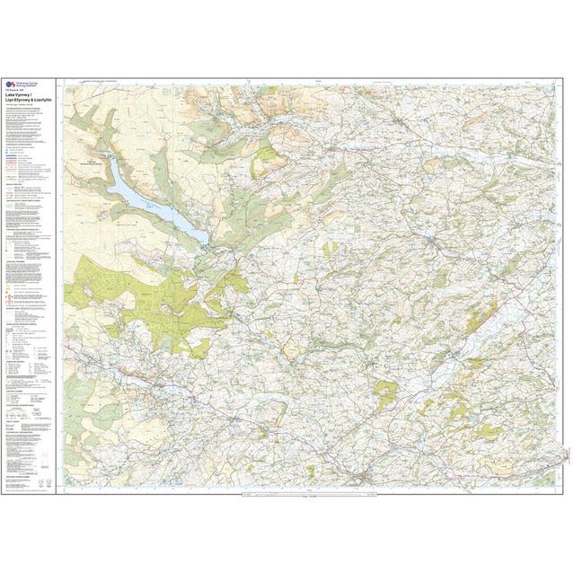 Ordnance Survey Explorer Active 239 Lake Vyrnwy & Llanfyllin Map With ...