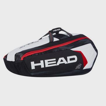 Black/White Head Djokovic 9R Supercombi Racket Bag