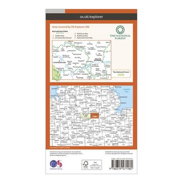 Orange Ordnance Survey Explorer Active 246 Loughborough, Melton Mowbray & Syston Map With Digital Version