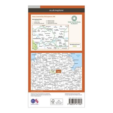 N/A Ordnance Survey Explorer Active 246 Loughborough, Melton Mowbray & Syston Map With Digital Version