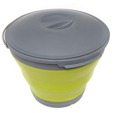 Green Outwell Collapsible Bucket and Lid