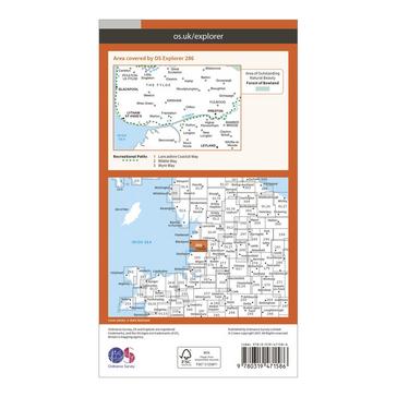 N/A Ordnance Survey Explorer Active 286 Blackpool & Preston Map With Digital Version