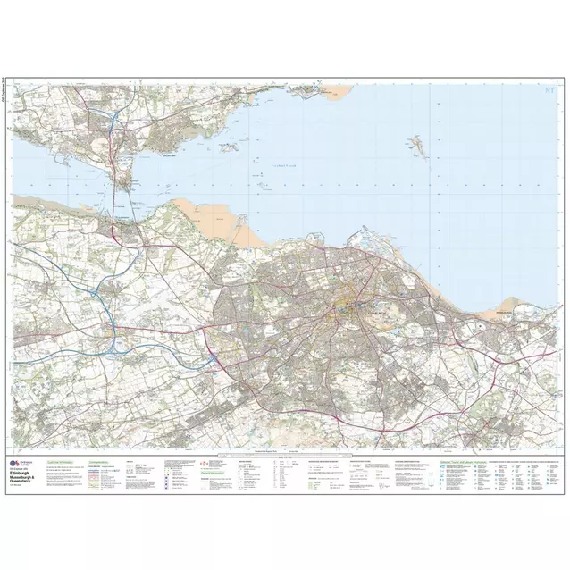 Ordnance Survey Map Edinburgh Ordnance Survey Explorer 350 Edinburgh Map With Digital Version