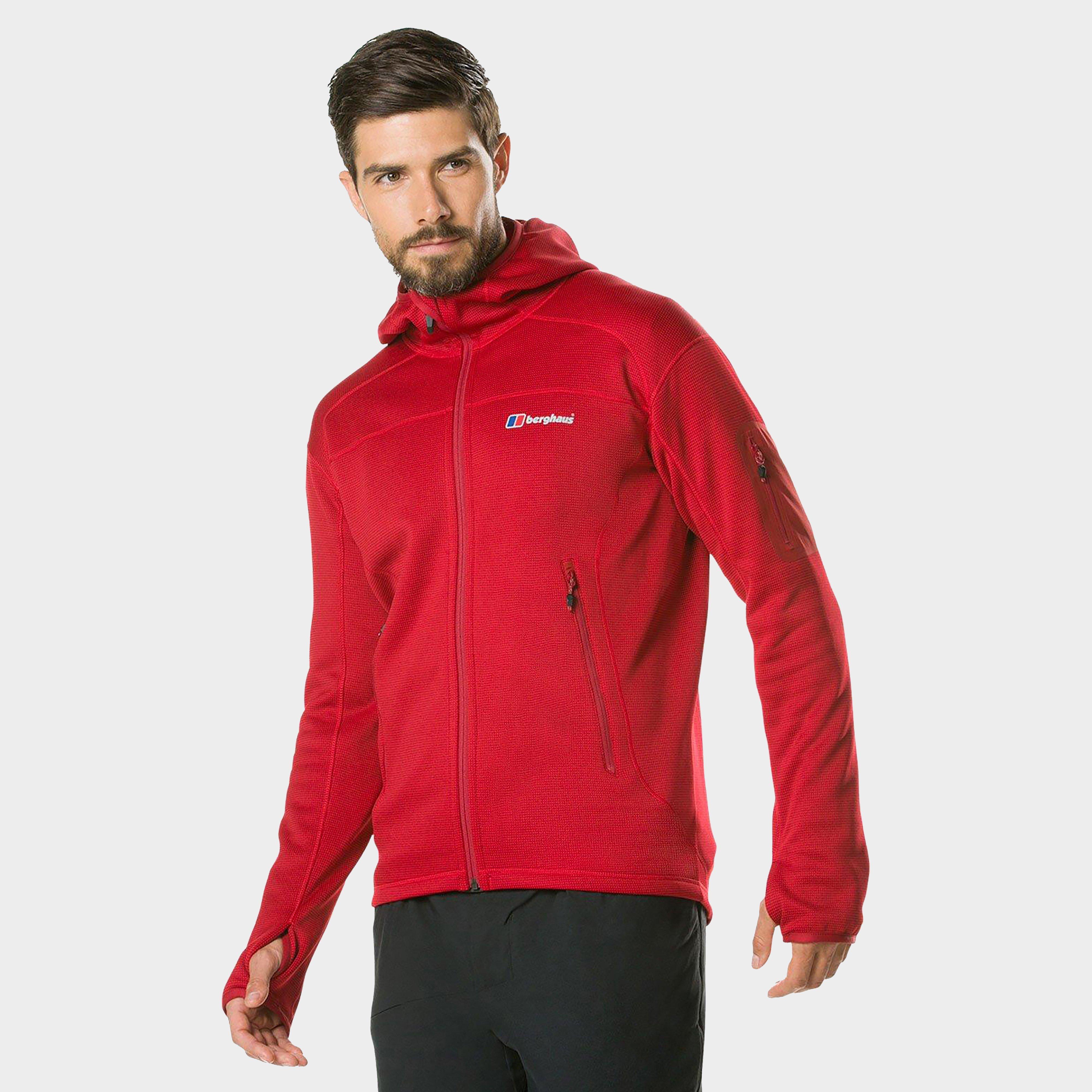 berghaus pravitale 2.0 hooded jacket red