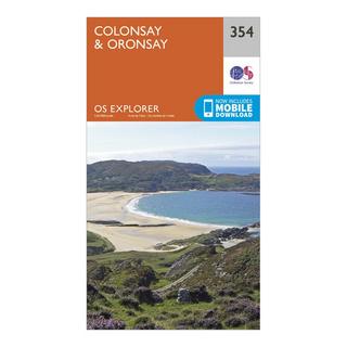Explorer 354 Colonsay & Oronsay Map With Digital Version