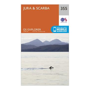 N/A Ordnance Survey Explorer 355 Jura & Scarba Map With Digital Version