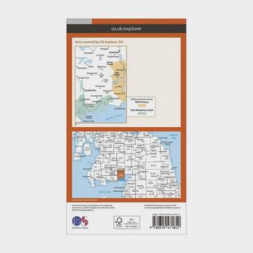 Orange Ordnance Survey Explorer Active 313 Dumfries & Dalbeattie Map With Digital Version