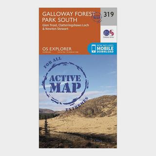 Explorer Active 319 Galloway Forest Park South Map With Digital Version