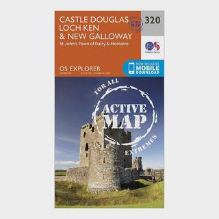 Explorer Active 320 Castle Douglas, Loch Ken & New Galloway Map With Digital Version
