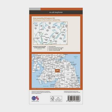 Orange Ordnance Survey Explorer Active 330 Moffat & St Mary’s Loch Map With Digital Version