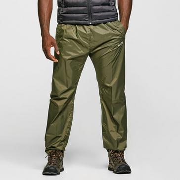 Khaki Peter Storm Mens Waterproof Packable Pants Green