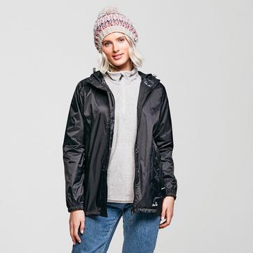 Black Peter Storm Womens Packable Hooded Jacket Black