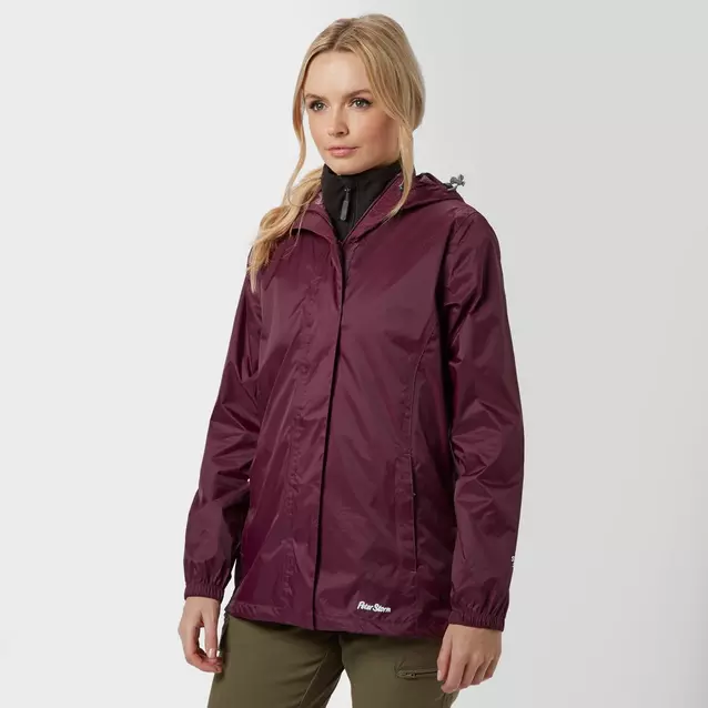 Burgundy rain jacket incredible women s