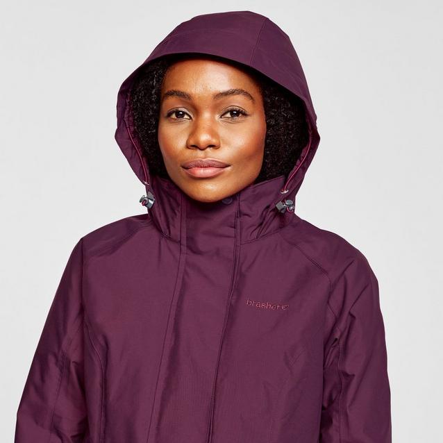 Mauve shop rain jacket