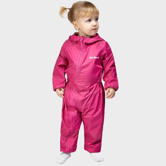 Pink Peter Storm Girls' Waterproof Suit image 1