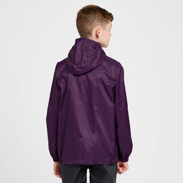 Purple Peter Storm Girls' Packable Waterproof Jacket