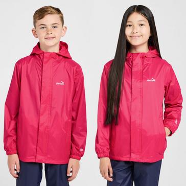 Pink Peter Storm Girls' Packable Waterproof Jacket