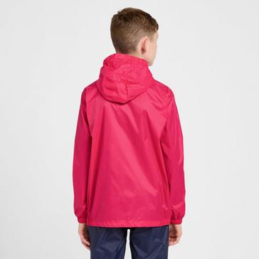 Pink Peter Storm Girls' Packable Waterproof Jacket