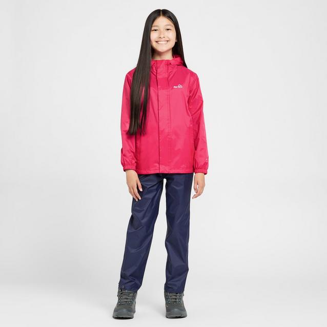 Girls packable hotsell rain jacket