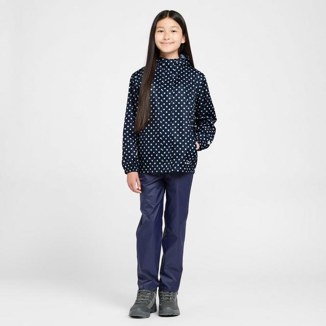 Polka dot waterproof outlet jacket