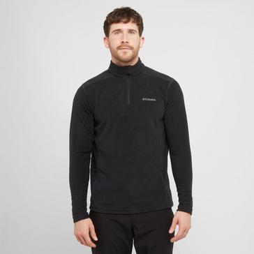 Black Columbia Men's Klamath 1/4 Zip Fleece