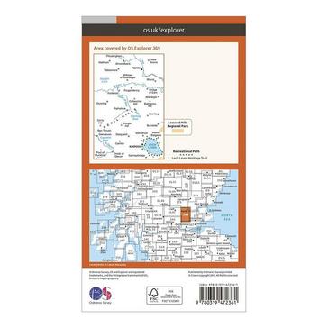 N/A Ordnance Survey Explorer Active 369 Perth & Kinross Map With Digital Version