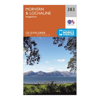 Explorer 383 Movern & Lochaline Map With Digital Version