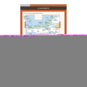Orange Ordnance Survey Explorer 390 Ardnamurchan Map With Digital Version