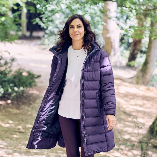 Purple parka sale women's