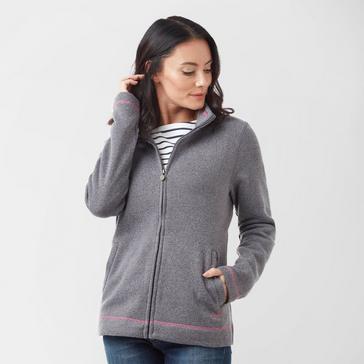 Grey Weird Fish Women’s Grange Full-Zip Fleece