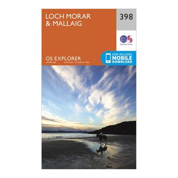 N/A Ordnance Survey Explorer 398 Loch Morar & Mallaig Map With Digital Version