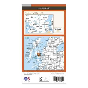 Orange Ordnance Survey Explorer Active 410 Skye – Portree & Bracadale Map With Digital Version