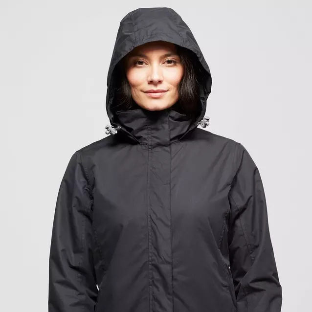 Womens black rain deals jacket